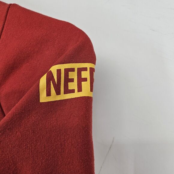 Disney Neff Mickey Mouse Hoodie Mens Large Red Uh Oh Pullover Jacket L - Picture 5 of 12